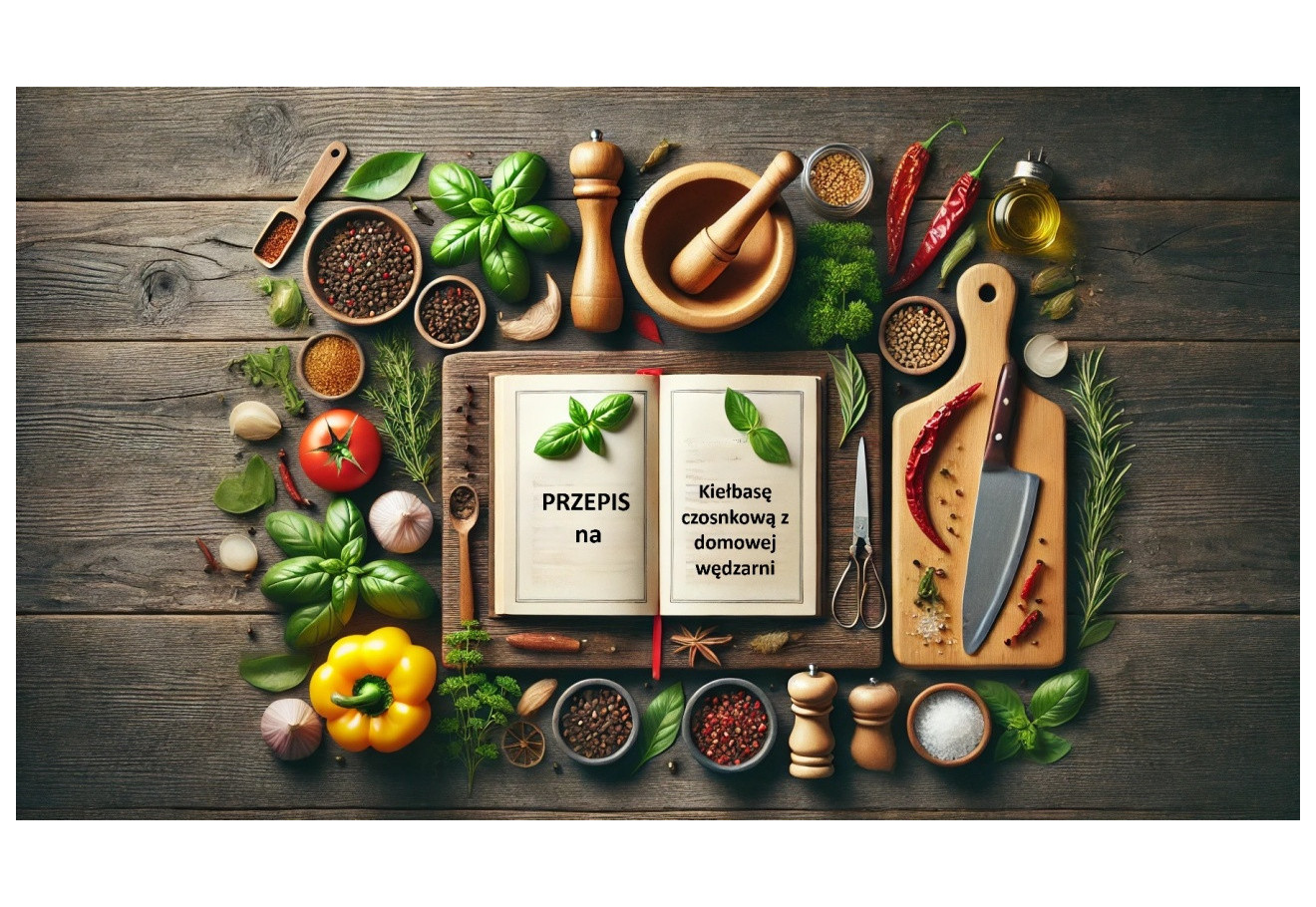 Kiełbasa czosnkowa z domowej wędzarni – przepis na niezapomniane smaki.